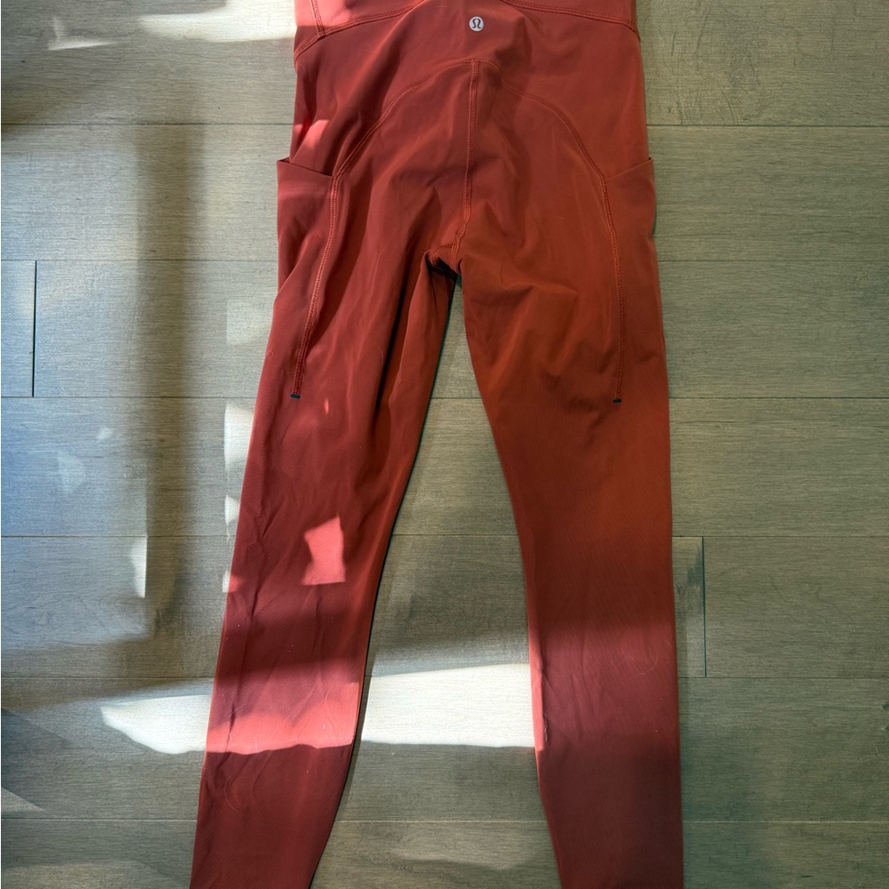 lululemon athletica Orange Leggings